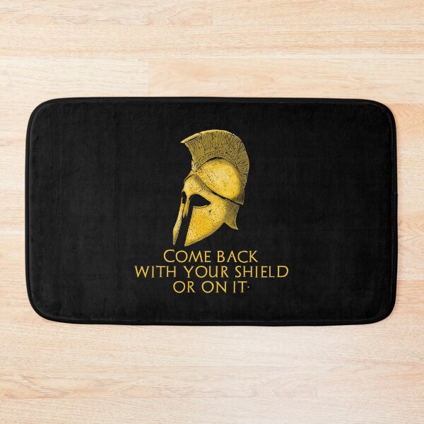 Item preview, Come back with your shield or on it - Ancient Sparta - Classical Greek History designed and sold by Styrman.