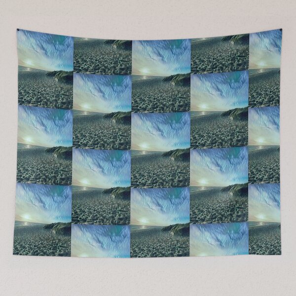 Item preview, Photo of a beach, edited science fiction style designed and sold by Pelikancrazy.