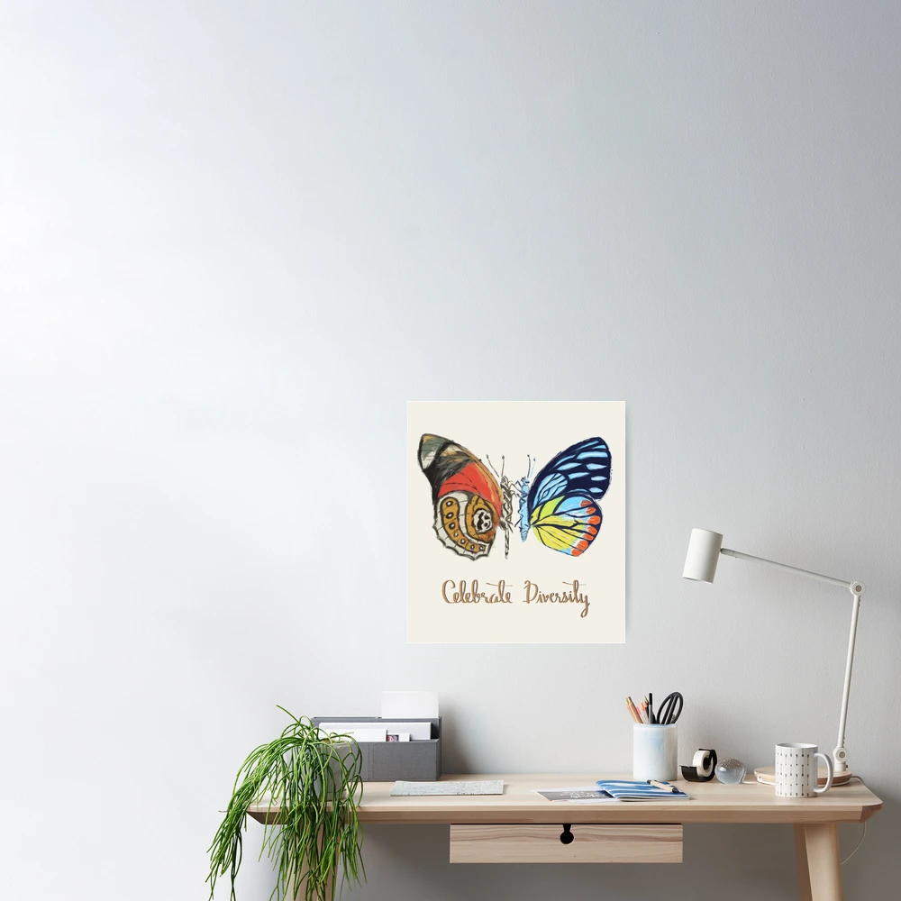 Diversity Butterfly Sticker