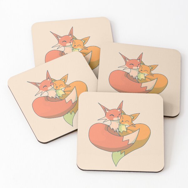 Item preview, Snuggling Foxes designed and sold by ForTheFrogWar.