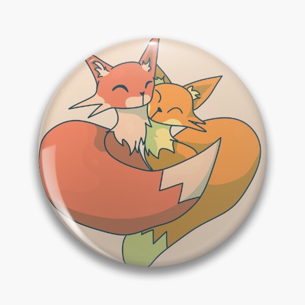 Item preview, Snuggling Foxes designed and sold by ForTheFrogWar.