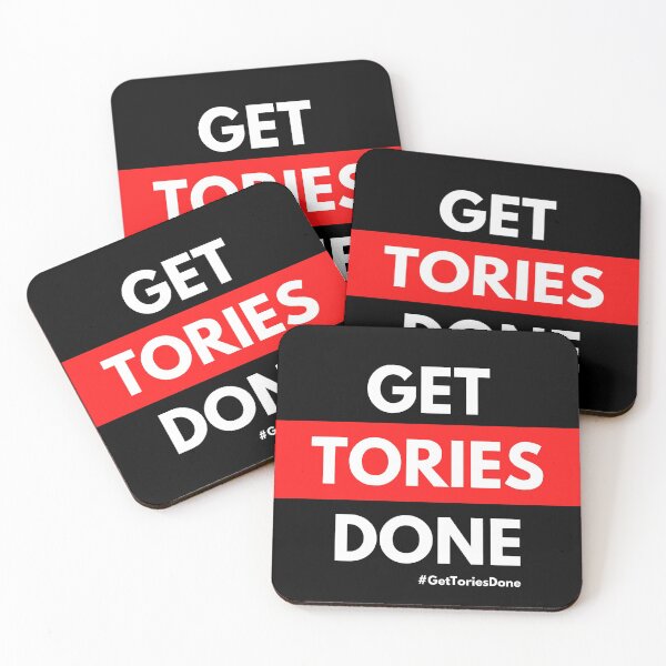 Item preview, Get Tories Done - Hashtag designed and sold by HashtagZone.