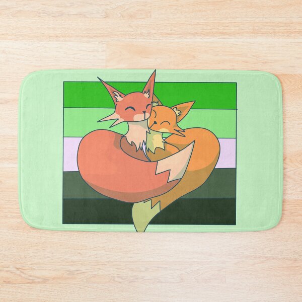 Item preview, Snuggling Aromantic Foxes  designed and sold by ForTheFrogWar.
