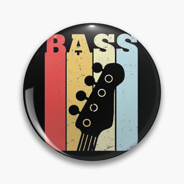 Item preview, Vintage Bass Guitar Neck Funny Bassist Birthday Retro Guitar designed and sold by Anazzy.