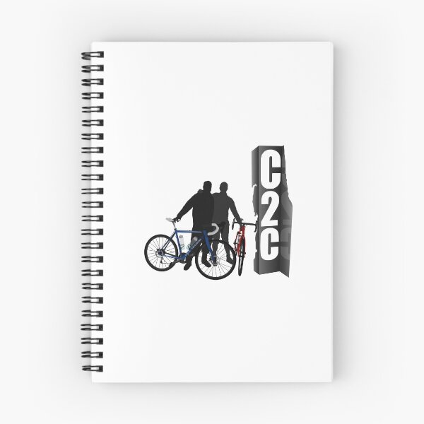 Item preview, C2C Signpost Two cyclists designed and sold by cycleexplorers.
