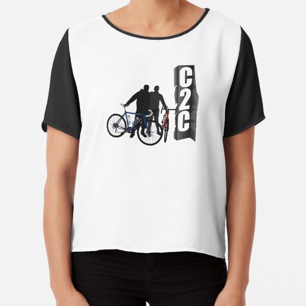 Item preview, C2C Signpost Two cyclists designed and sold by cycleexplorers.
