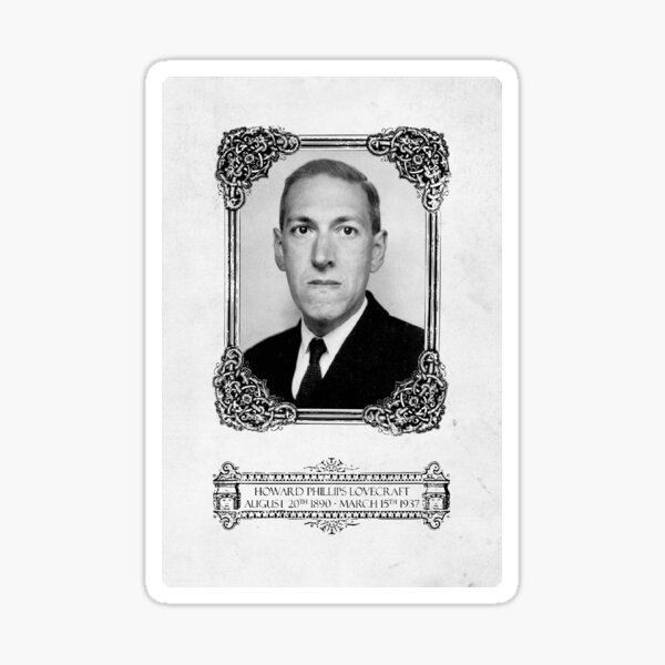 Howard Phillips Lovecraft Sticker
