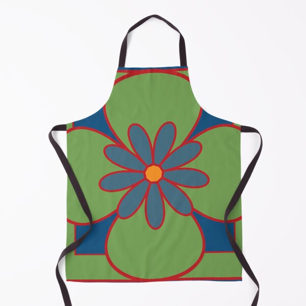 Item preview, Beautiful floral tile design, gentle green, red and dusty blue designed and sold by Susan Marie Williams.