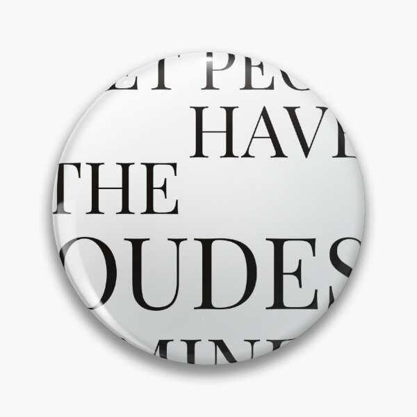 Item preview, Stephen King Quiet People Have The Loudest Mind designed and sold by GilesTs.