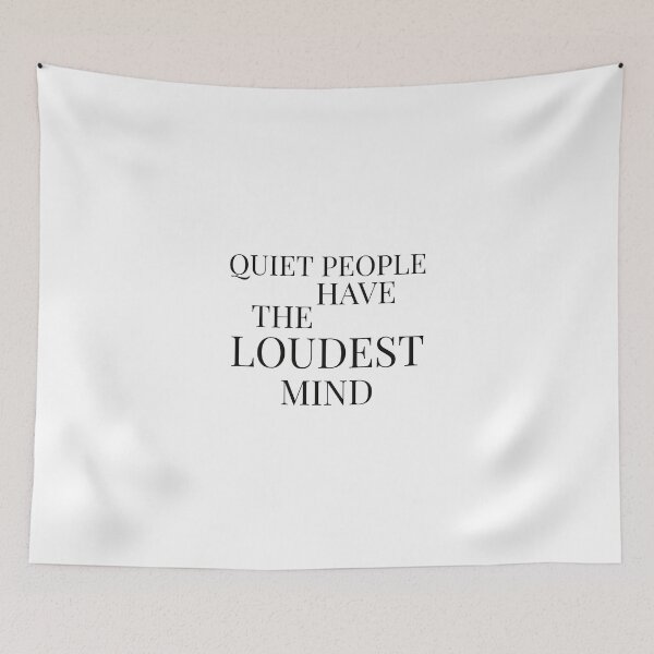 Item preview, Stephen King Quiet People Have The Loudest Mind designed and sold by GilesTs.
