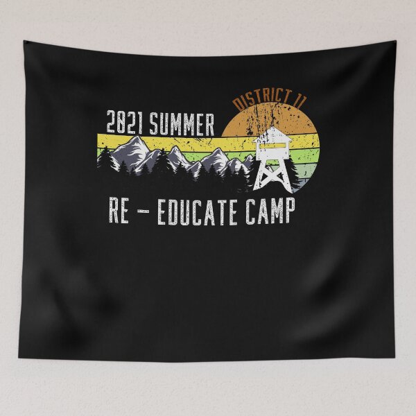 Item preview, 2021 Summer Re-educate Camp Military Reeducation Funny T-Shirt designed and sold by Mo-Am.