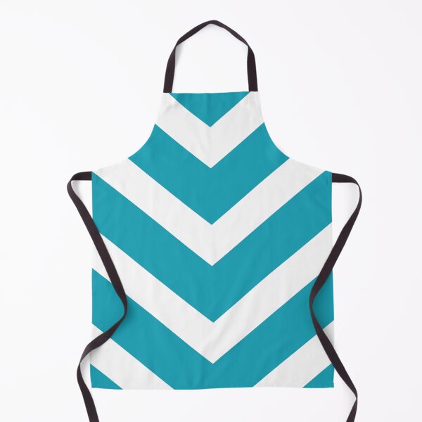 Item preview, Turquoise background with white geometric zig zag pattern designed and sold by Brontorino.