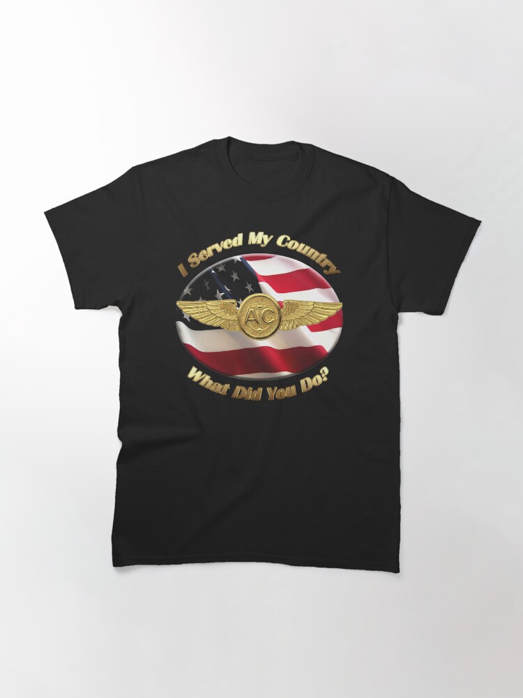 Alternate view of Navy Aircrew I Served My Country Classic T-Shirt