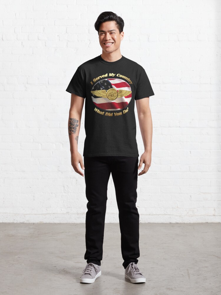 Alternate view of Navy Aircrew I Served My Country Classic T-Shirt