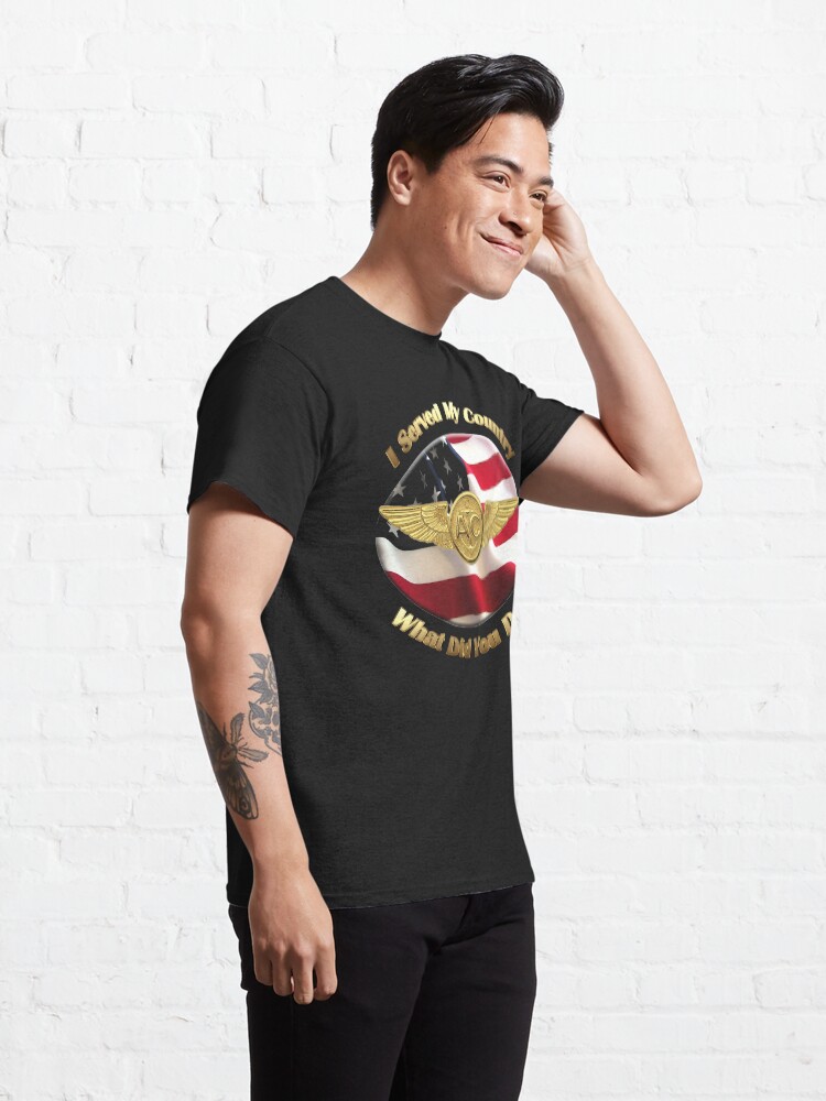 Alternate view of Navy Aircrew I Served My Country Classic T-Shirt