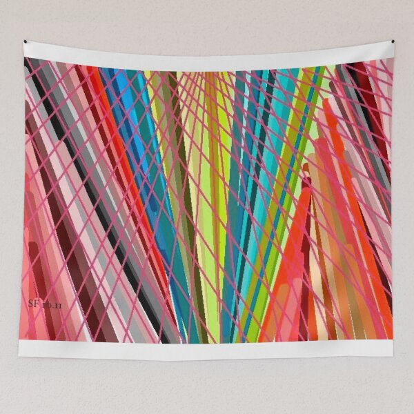 Item preview, Surge of Color Netting - sf art designed and sold by samiiodice.
