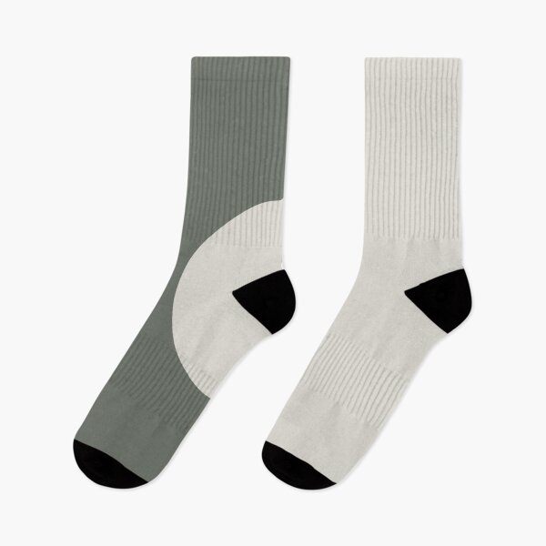 Item preview, Moody Green Creamy White Minimal Circle Design 2021 Color of the Year Contemplative and Whitewisp designed and sold by ColorOfTheYears.