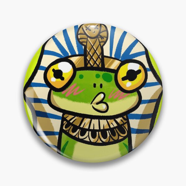 Item preview, Egyptian frog god Heket cartoon design designed and sold by Karudraws.