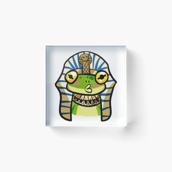 Item preview, Egyptian frog god Heket cartoon design designed and sold by Karudraws.