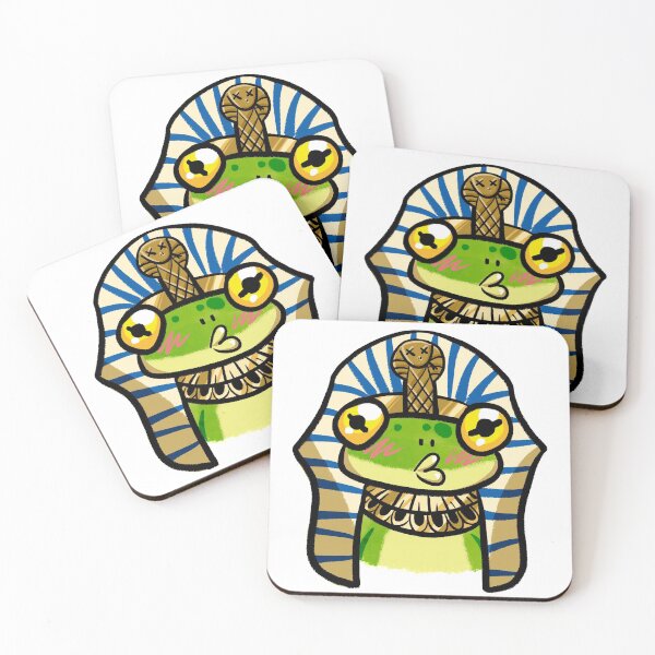 Item preview, Egyptian frog god Heket cartoon design designed and sold by Karudraws.