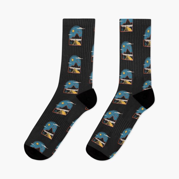 Item preview, Minimalist Landscape Mountains Camping Design designed and sold by Surreptica.