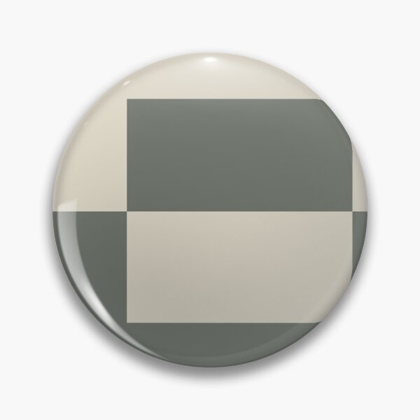 Item preview, Green Neutral Buff Tan Minimal Square Design 2 2021 Color of the Year Contemplative & Bleached Pebble designed and sold by ColorOfTheYears.