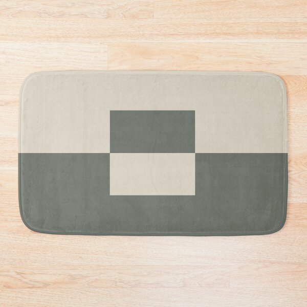 Item preview, Green Neutral Buff Tan Minimal Square Design 2 2021 Color of the Year Contemplative & Bleached Pebble designed and sold by ColorOfTheYears.