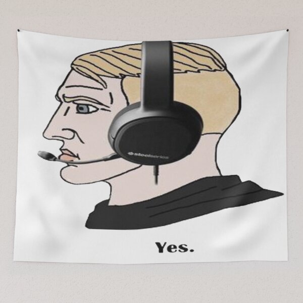 Item preview, Yes Chad Meme designed and sold by Frogi.