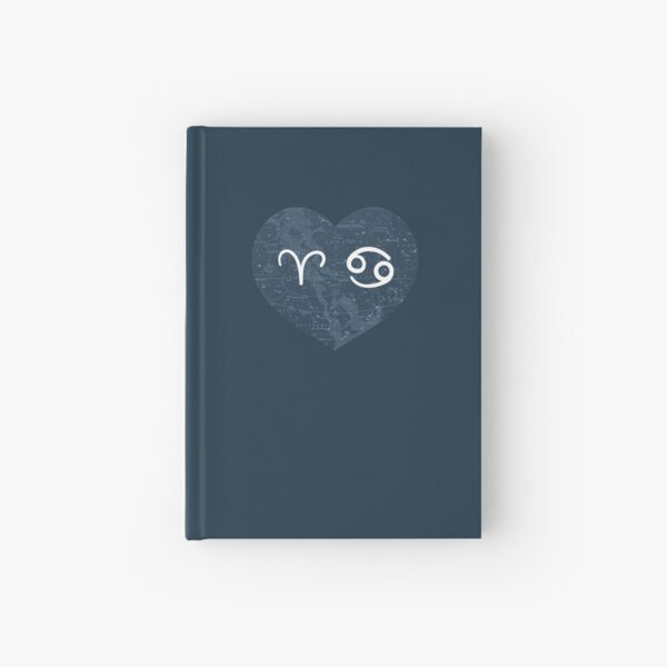 Aries & Cancer Couple Zodiac Hardcover Journal