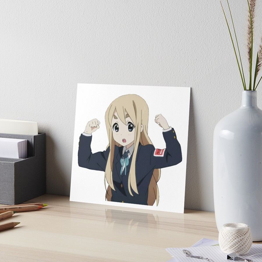 Strong Mugi - K-ON! Art Board Print for Sale by Eyes-Up