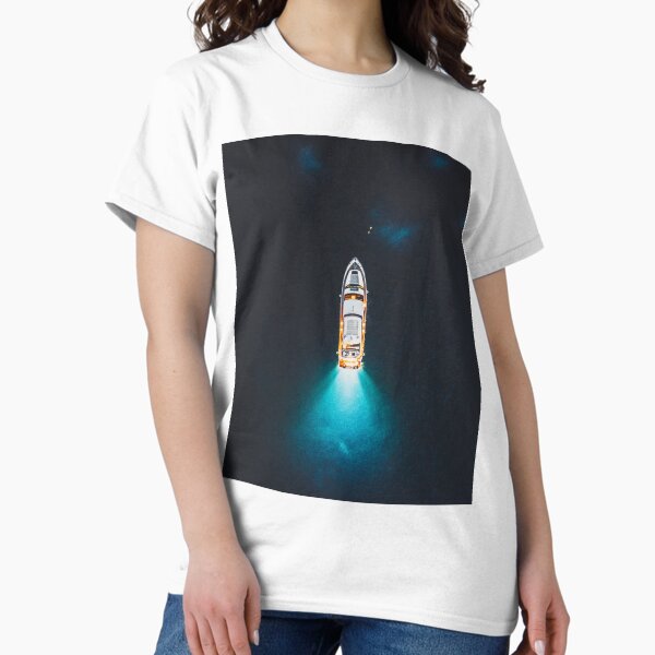 Item preview, Yacht by Night, Aerial Shot designed and sold by DimiWeber.