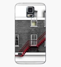 fire in the grey Case/Skin for Samsung Galaxy
