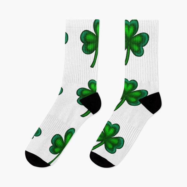Artikelvorschau, stilisiertes grünes Kleeblatt, St. Patrick's Day entworfen und verkauft von nataliavavilina.