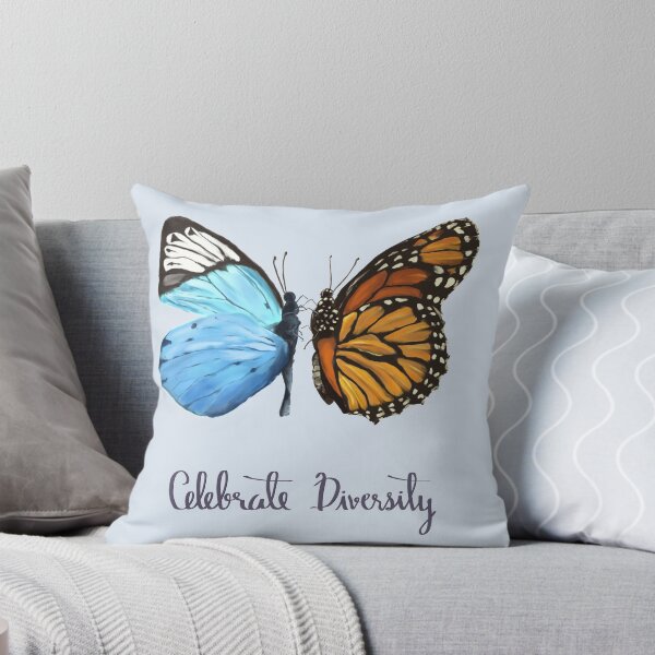 Item preview, Celebrate Diversity Monarch and Celeste Butterflies designed and sold by Rockomusic.