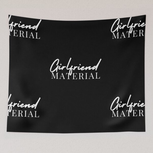 Item preview, Girlfriend Material | Husband | Hubby | Wife | Wifey | Boyfriend designed and sold by itsokaybyme.