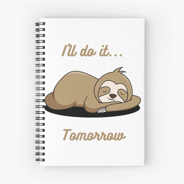 Item preview, I'll do it... Tomorrow Sleeping Sloth designed and sold by Finn1385.