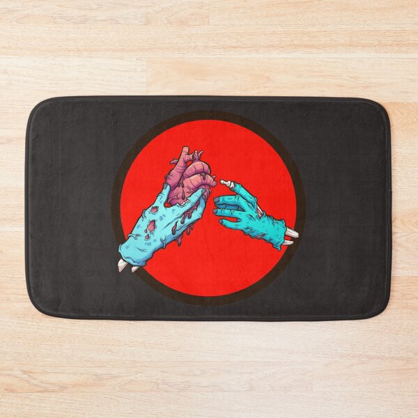 Item preview, Bony and Clyde Skeleton Hands Heart in Hand- Zombie Romance designed and sold by PosterpartyCo.