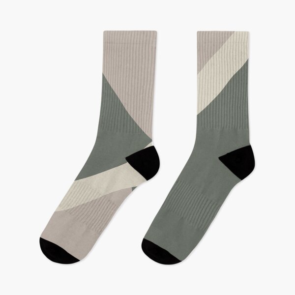 Item preview, Green Beige Tan Stripe Offset Pattern 2021 Color of the Year Contemplative and Accent Shades designed and sold by ColorOfTheYears.