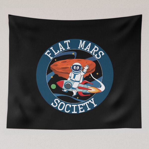 Artikelvorschau, Flat Mars Society entworfen und verkauft von CarrieTDesigns.