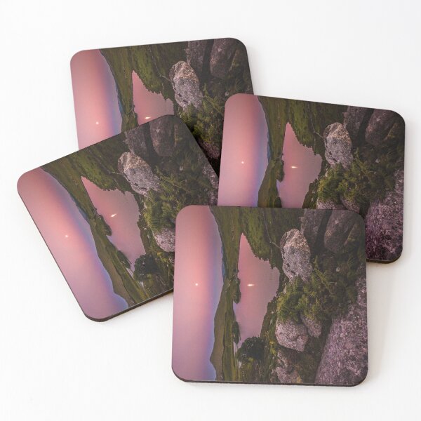 Item preview, The moon over Dywarchen Lake near Snowdon (Landscape Version) designed and sold by LluniauDafyddEm.