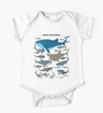 Kenne deine Haie Baby Body Kurzarm
