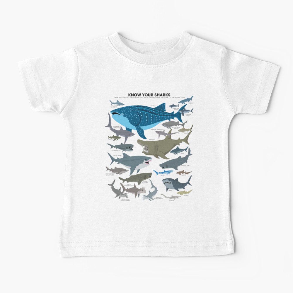 Know Your Sharks Baby T-Shirt
