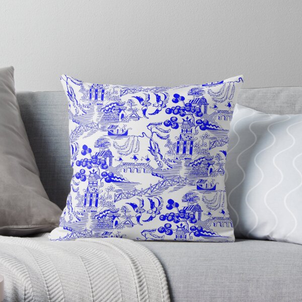 Chinoiserie cheap outdoor pillows