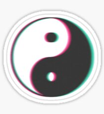 Trippy Yin Yang Sticker