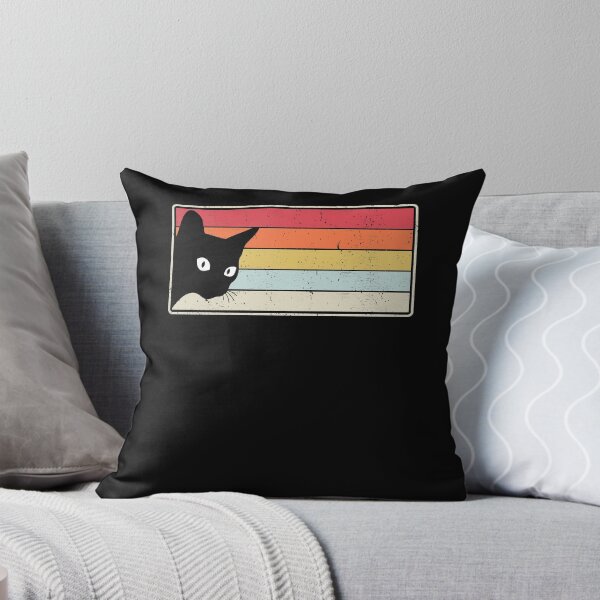 Item preview, Black Cat Peeping Retro Cat Eyes Lover Vintage Cat Mom  designed and sold by Anazzy.