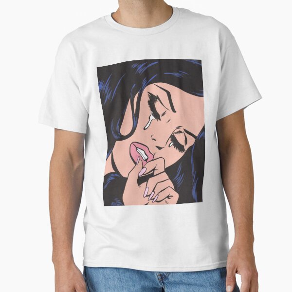 Item preview, Black Hair Crying Comic Girl designed and sold by turddemon.