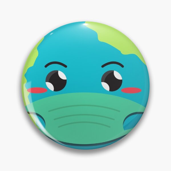 Item preview, Earth wearing Mask designed and sold by Mouhou-art.
