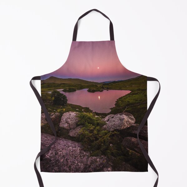 Item preview, The moon over Dywarchen Lake near Snowdon (Portrait Version) designed and sold by LluniauDafyddEm.