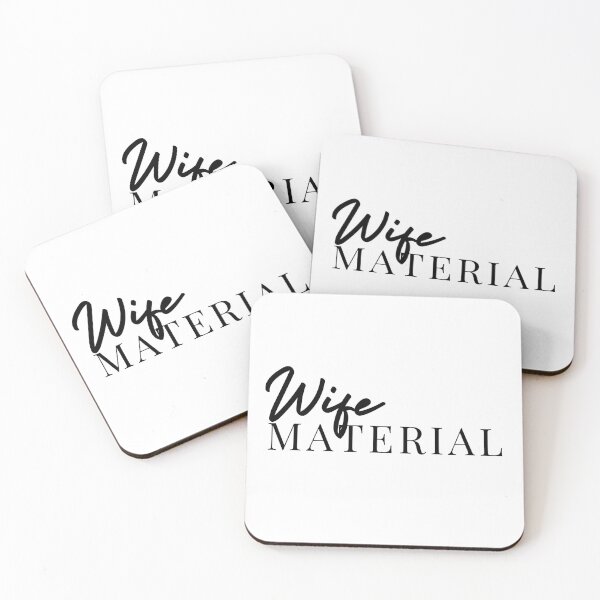 Item preview, Wife Material | Husband | Hubby | Girlfriend | Wifey | Boyfriend designed and sold by itsokaybyme.