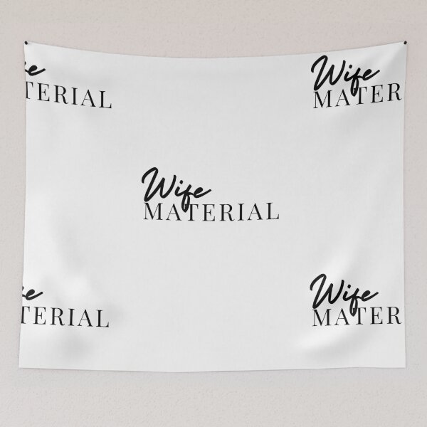 Item preview, Wife Material | Husband | Hubby | Girlfriend | Wifey | Boyfriend designed and sold by itsokaybyme.